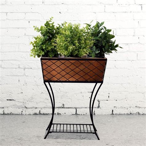 planter lowes|lowe's standing planters outdoor.